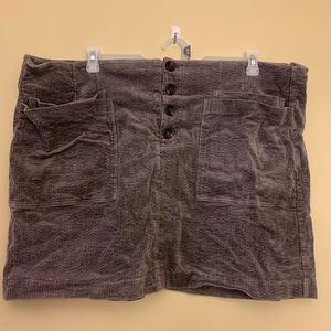 Corduroy Skirt